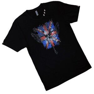 London Rocks Skull Men's Black T-shirt